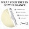 48" Banana Faux Fur Christmas Tree Skirt - Fluffy Plush Tree Skirt (121cm) for Holiday Decorations (FabricLA)